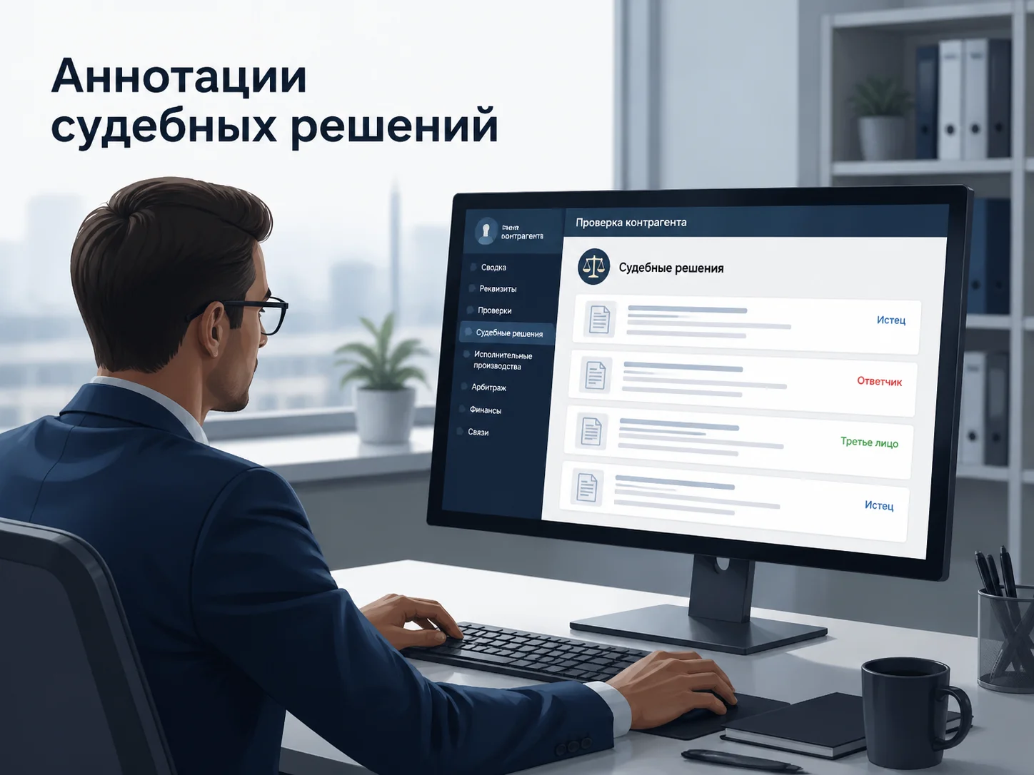 Как аннотации судебных решений сокращают изучение судебного дела контрагента до 20 секунд
