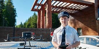 Дроны–охранники займутся патрулированием территории гостиничного комплекса Cosmos Collection Izumrudny Les