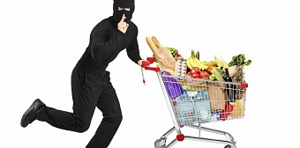 Покупательская корзинка как сигнал о совершенной в магазине краже